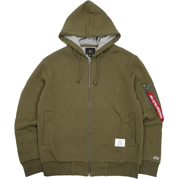 alpha industries スカジャン Amazon.co.jp: Alpha Industries TC1616 Men's Patched Full Zip